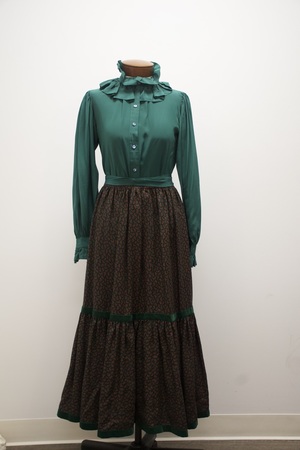 Vintage 1970's Matching Blouse and Skirt
