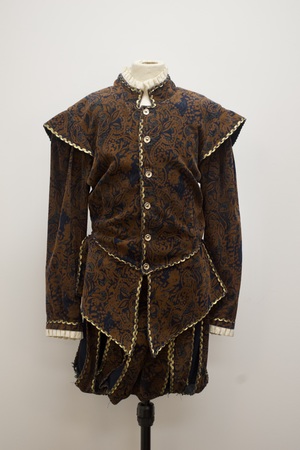 Boy's Brown and Blue Renaissance Courtier