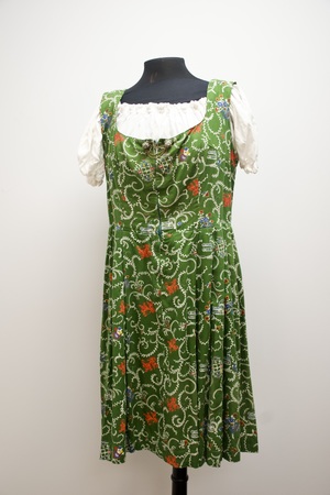 Vintage Traditional Austrian Dirndl Dress