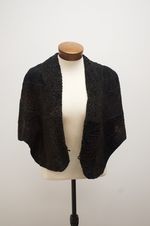 Black Persian Lamb Capelet