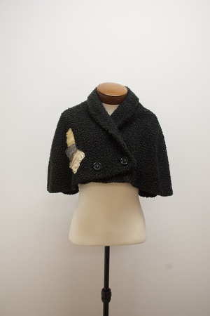 Vintage Black Persian Lamb Capelet