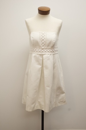 White Strapless Dress