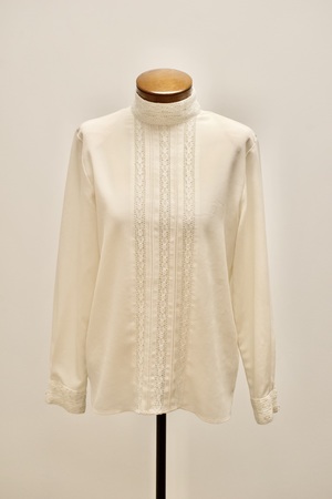 Victorian Style White Long Sleeved Blouse