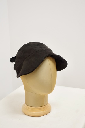 Vintage Black Cloche Hat