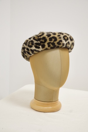 Vintage Leopard Print Hat