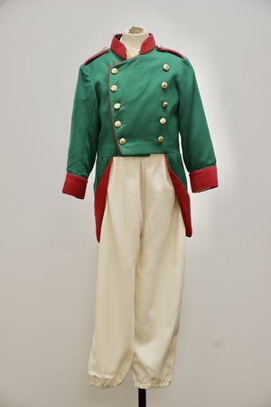 Boy's Green and Red Soldier Jacket