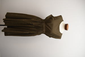 Brown and Green Geometric Print Jumper