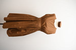Brown Small Leaf Print Jumper