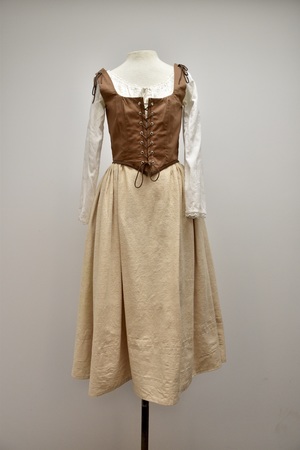 Cream Heavy Muslin Skirt