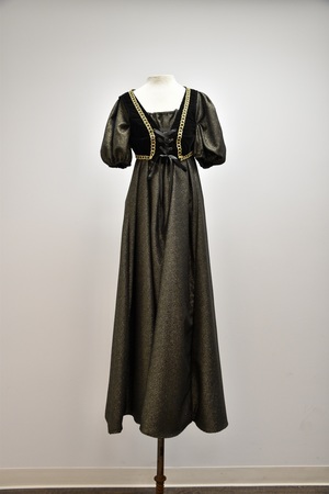 Black and Gold Renaissance Gown