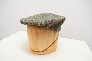 Vintage Wool Tweed Flat Cap