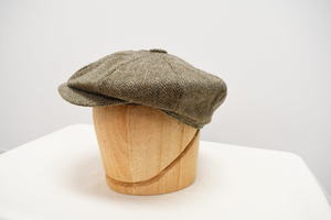 Vintage Wool Tweed Newsboy Cap