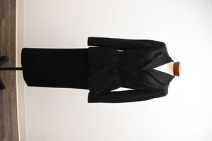 Vintage Couture Black Wool 1930's Suit
