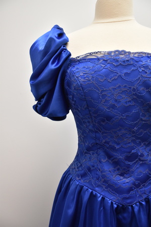 open lace back dress 80s Prom Dress for Sale | Short Unique Formal Dresses main image 1