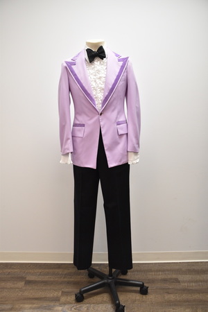 Vintage 1970's/1980's Lavender Tuxedo Jacket