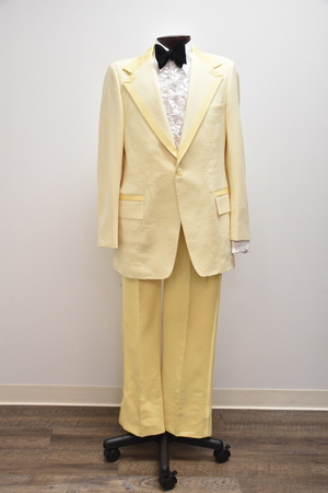 Vintage Pale Yellow Tuxedo and Matching Pants