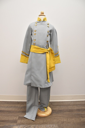 Boys Civil War Confederate Army Officer Uniform