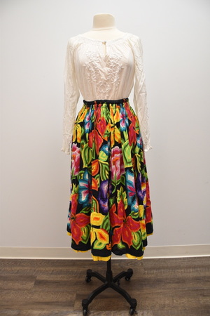 Central American traditional skirt and blouse