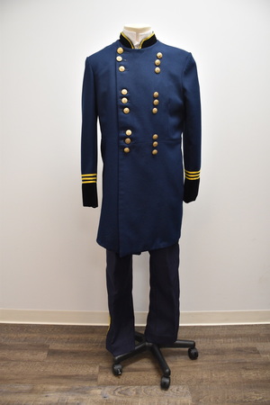 army officer dress blue uniform Marine Corps Men's Officer Dress Blue Uniform Set – Nate Woodard main image 1