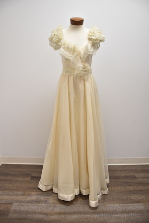 Vintage White Prom Dress