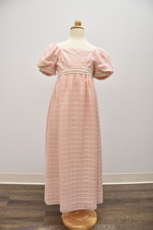 Vintage Girl's Pink Long Dress