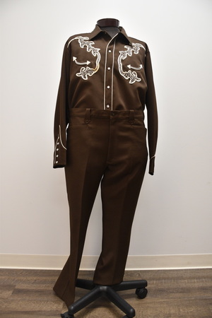 Vintage Brown Cowboy Shirt