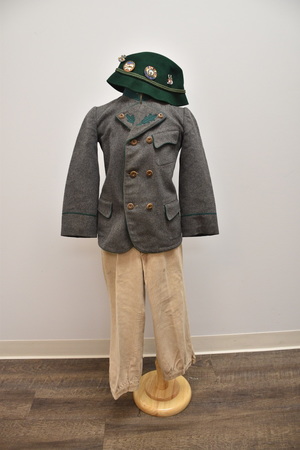 Austrian child's jacket, pants and hat