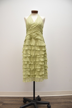 Yellow Green Cocktail Dress