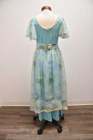 Exquisite Costumes:: Rent Titanic Light Blue Gown  Period Style