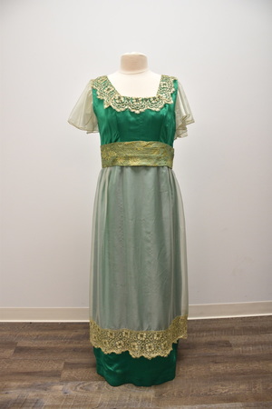 Exquisite Costumes:: Rent Titanic Era Jade Gown Classic Vintage Costume Exquisite Costumes:: Rent Titanic Era Jade Gown Classic Vintage Costume