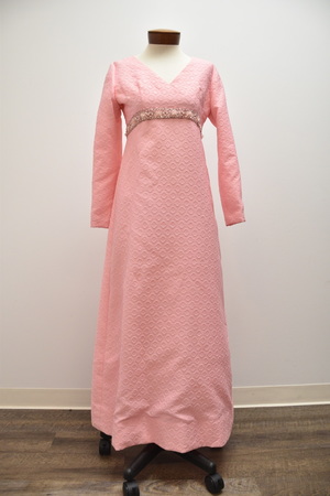 1960's Pink Evening Gown