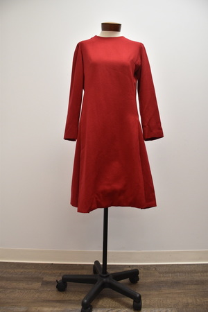 1960's Red Day Dress
