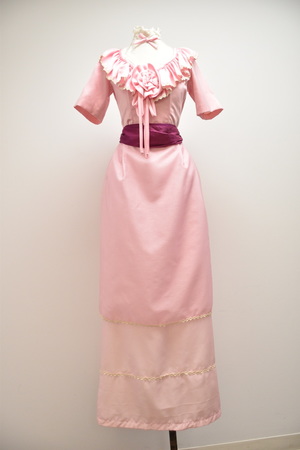 Young Lady/Girls Luxurious Pink Edwardian Gown