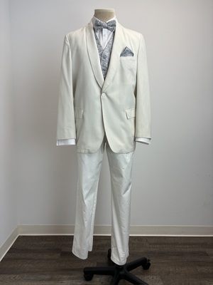 White Dinner Jacket Gambler Ensemble