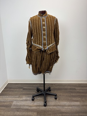 Brown Corduroy Renaissance Courtier
