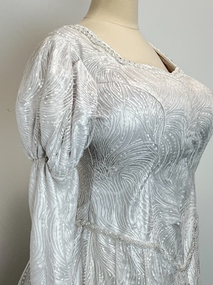 open lace back dress Justin Alexander Fiona main image 0