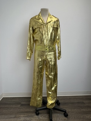 Conrad Birdie Gold Lame Suit