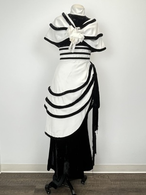 Ascot Dress with Shawl and Apron
