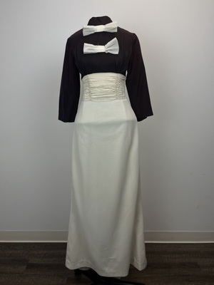 Ascot Dress with White Bows and Sash