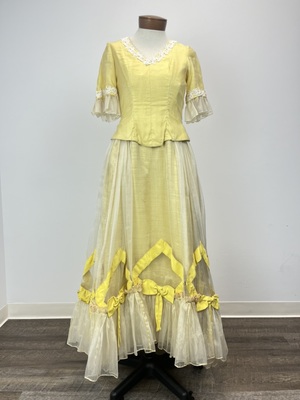 Yellow Victorian Day Dress