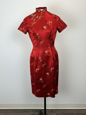 Vintage Red Cheongsam