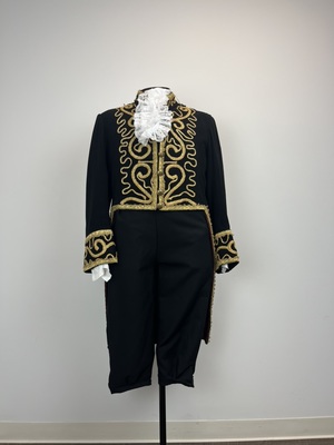 18th Century Black Tailcoat with Gold Trim