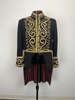 18th Century Black Tailcoat with Gold Trim