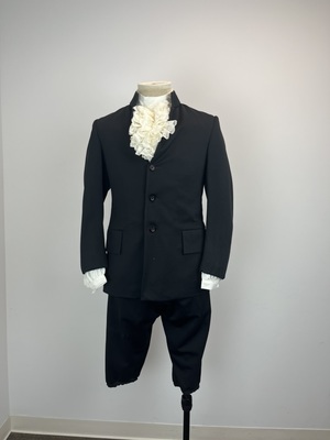 Black Men's 17th Century Jacket and Breeches