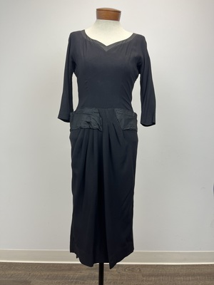 Vintage 1930's Black Cocktail Dress