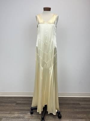 White Satin 1930's Vionnet Gown