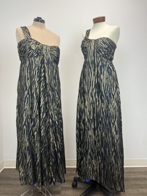 Black and Gold Evening Gowns