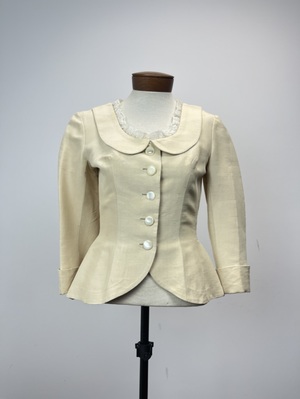 Cream Linen Ladies Jacket