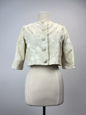 Cream Brocade Jacket