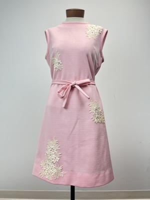Vintage 1960's Pink Shift Dress
